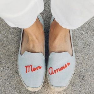 New Soludos Platform Espadrille Smoking Slipper